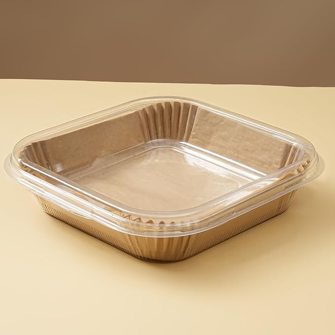 Air Fryer Liners Disposable Square. Virgin Pulp Parchment Paper for 4qt-6qt Air Fryer.Food Grade,Non-stick, Oil-proof & Heat Resistant for Baking,Microwave,Cooking & Deep Fryer Accessories (125)