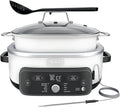 Ninja Premium 8.5 Quart Multi-Cooker Kit with Smart Thermometer, High-Power Electric Dutch Oven and Steamer Edition for Family Meals