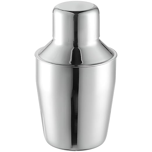 OCS Parts 3-Piece Stainless Steel Cocktail Shaker | 6-Ounce | Makes Perfect Mixed Drinks, Cocktails, and Coffees