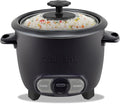 Courant Rice Cooker 6-Cup (Cooked), Removable Non-Stick Bowl, One Touch Rice Cooker,Black