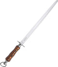 Honing Steel 10 inch Professional Knife Sharpener, High Carbon Steel, Fine Lines, High hardness, Knife Sharpening Steel Honing Rod
