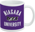 Niagara University Purple Eagles Logo Ceramic Coffee Mug, Novelty Gift Mugs for Coffee, Tea and Hot Drinks, 11oz, White