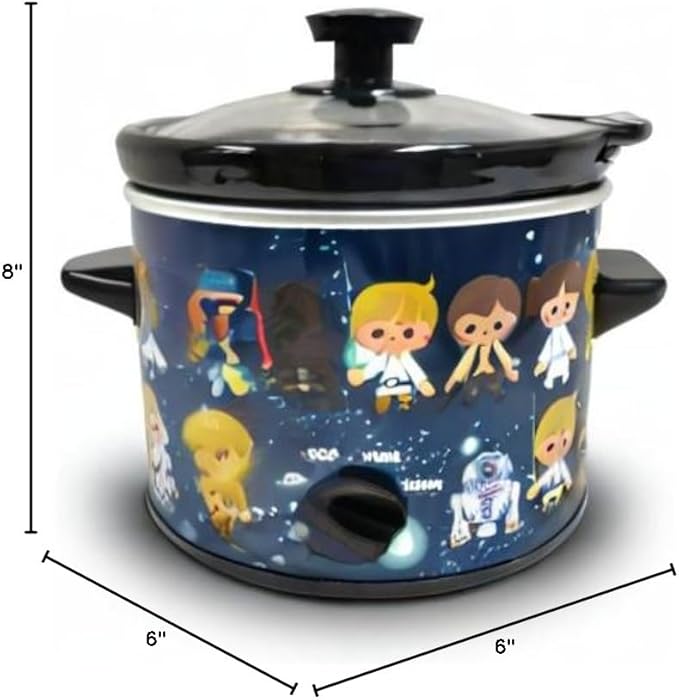 Uncanny Brands Star Wars 2-Quart Slow Cooker- Kitchen Appliance