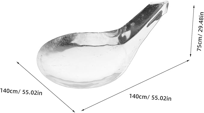 Stainless Steel Tofu Ladle for Cooking Smooth Edges Versatile Scoop for Tofu Brain Jelly Rice Kitchen Utensil for Home and Restaurant Use