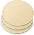 Silicone Trivet Mats Heat Resistant Pot Holders 3 Pack Multipurpose Non-Slip Hot Pads for Kitchen Potholders, Drying mat, Jar Opener, Spoon Holder, Coaster (Apricot)