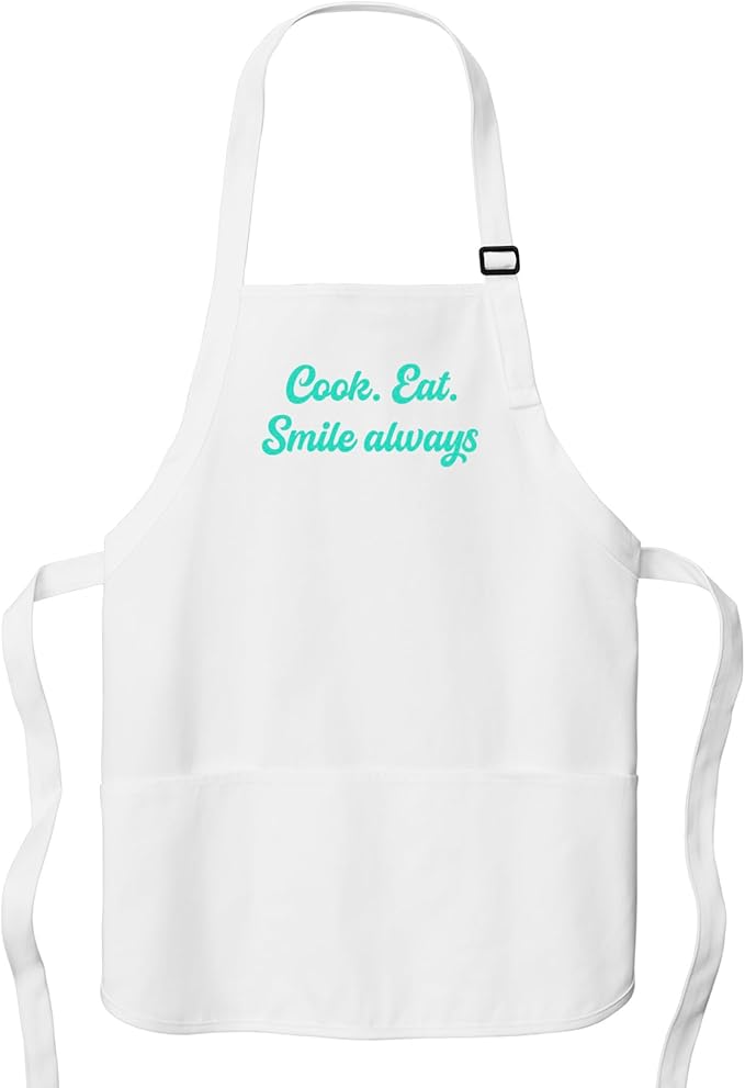 Custom Text Cooking & BBQ Apron – Personalized Chef or Grill Gift – Medium Length (1-3 Lines)