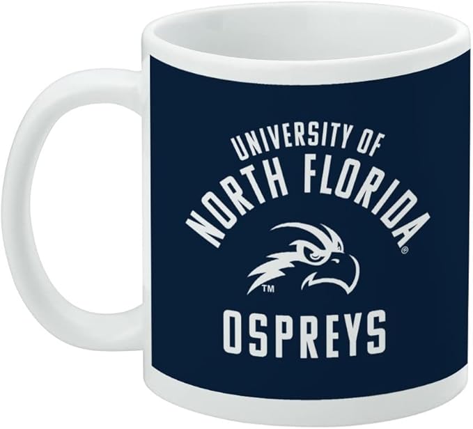 North Florida Osprey Ceramic Coffee Mug, Novelty Gift Mugs for Coffee, Tea and Hot Drinks, 11oz, White