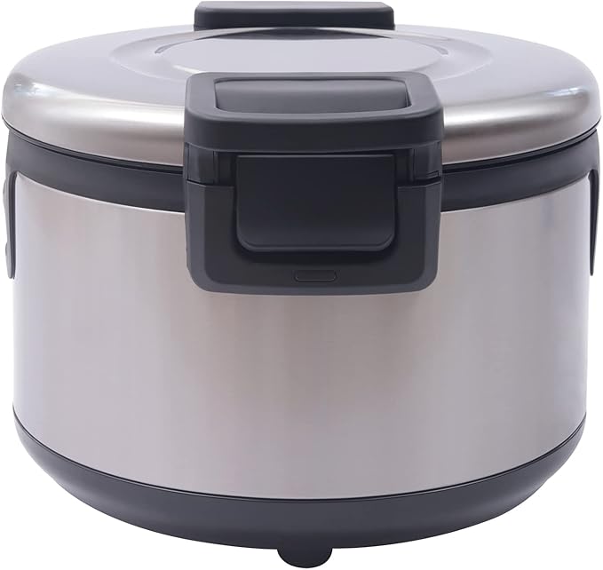 20qt/19L Commercial Rice Warmer, 100W Electric Adjustable Temperature Soup Warmers Non-Stick Pot Sushi Rice Warmer for Restaurant Party Family, Warm Function Only, NOT Cooker