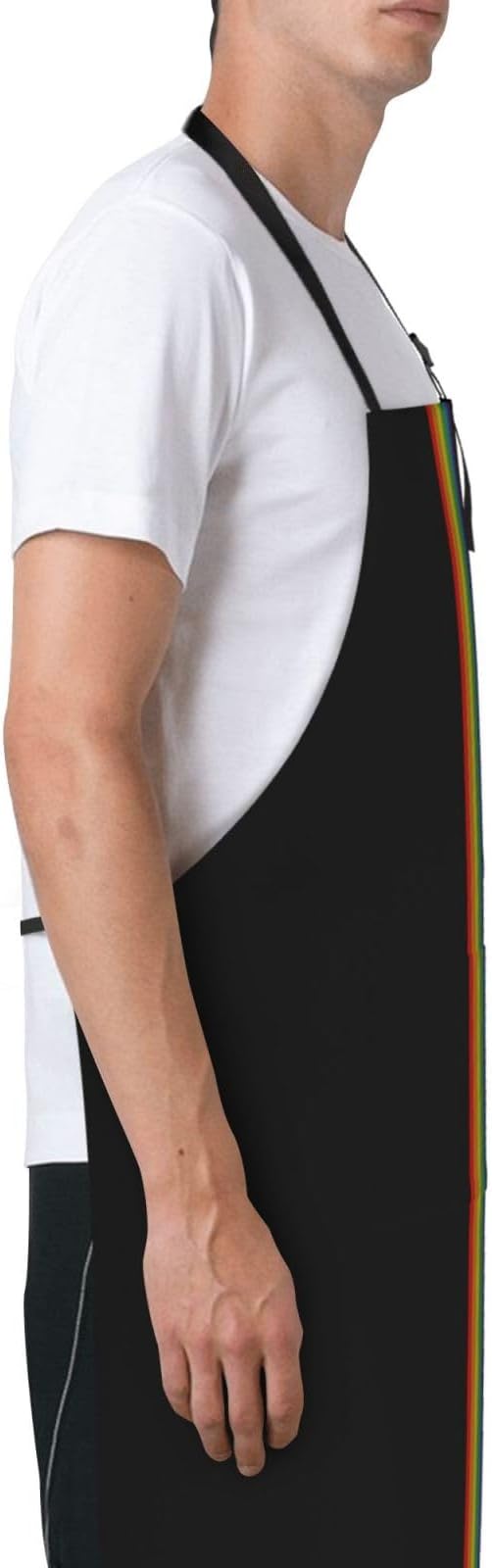 LGBT Aprons Gay Aprons with Pockets and Adjustable Rainbow Apron for Gardening Cooking Kitchen