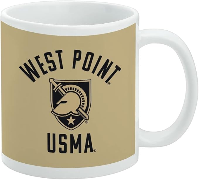 US Military Academy Black Knights Ceramic Coffee Mug, Novelty Gift Mugs for Coffee, Tea and Hot Drinks, 11oz, White