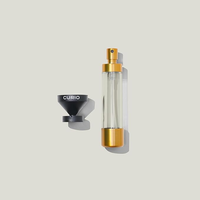 Curio Home Goods Obscura Paper Towel Holder plus Spray Bottle, Stainless Steel, Brass/Gold