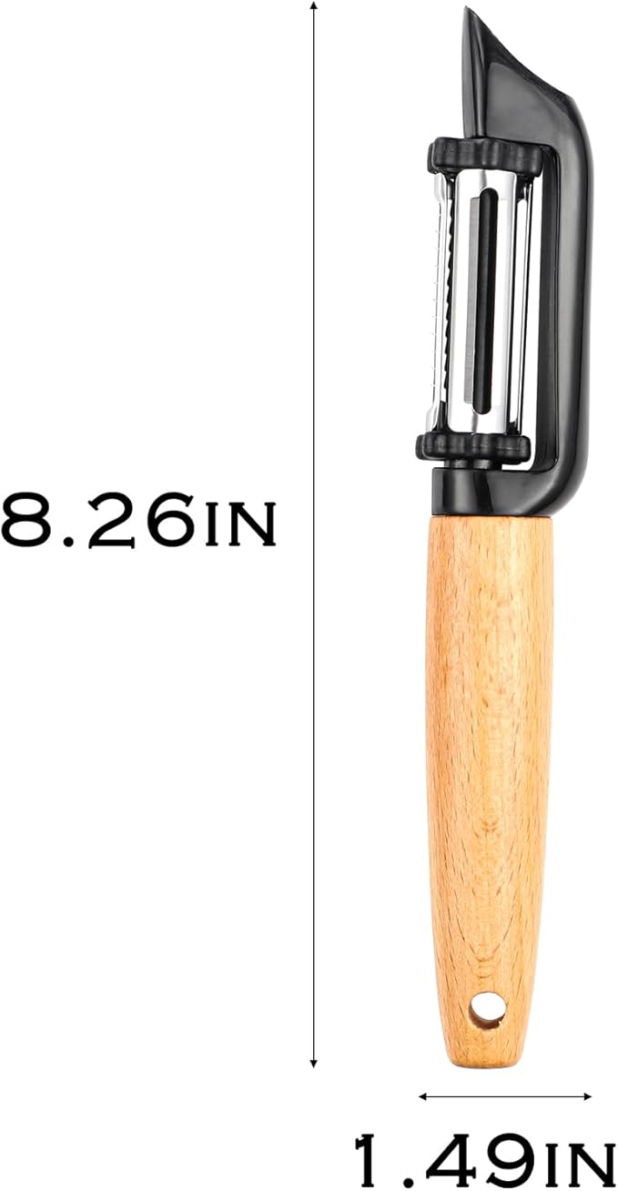 Vegetable Peeler Stainless Steel Potato Peeler,3 In 1 Julienne Peeler I-Shaped Kitchen Peeler for Cucumber Veggie Carrot Fruit