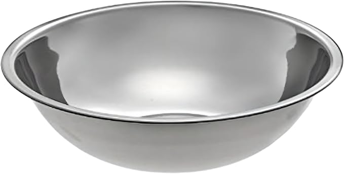 Stainless Steel Mixing Bowl for Commercial and Home Kitchen (16qt)