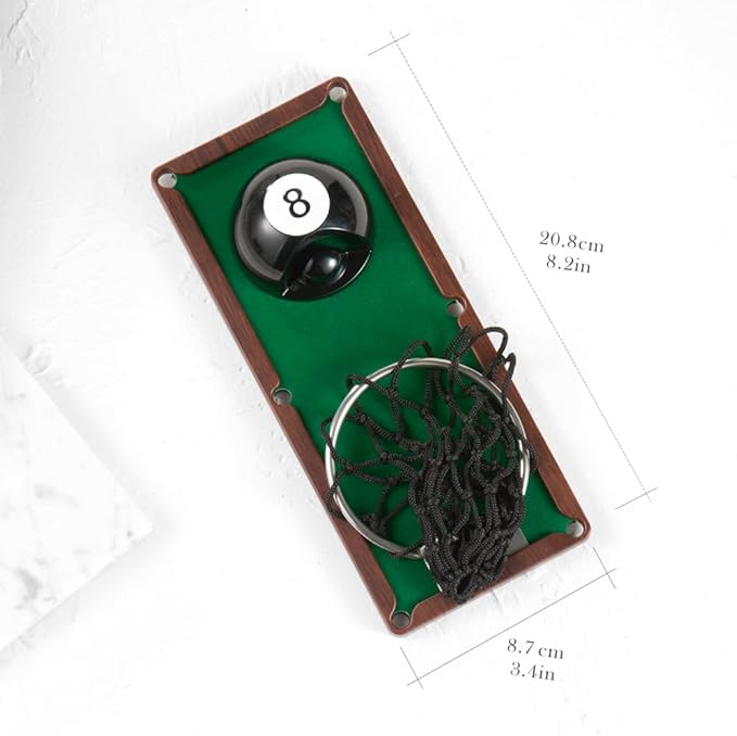 Arola Magnetic Billiard Ball Bottle Opener, Removable Wall Mounted Opener with Cap Collector, Birthday Gift for Billiards Enthusiast, Beer Lovers and Men, as Kitchen Yard Bar Decoration（Flannel）