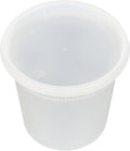 Restaurantware-Asporto 24 Ounce To Go Boxes, 100 Microwavable Round Soup Containers - Clear Plastic Lids Included, Do Not Contain BPA, Clear Plastic Soup Containers, Disposable