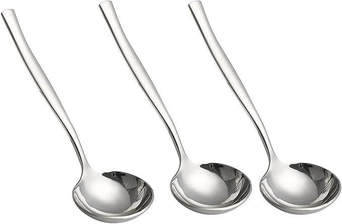 3 Piece Stainless Steel Gravy Ladle, Kitchen Small Table Ladle