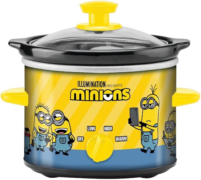 Uncanny Brands Despicable Me Minions 2qt Slow Cooker - Small Kitchen Appliance