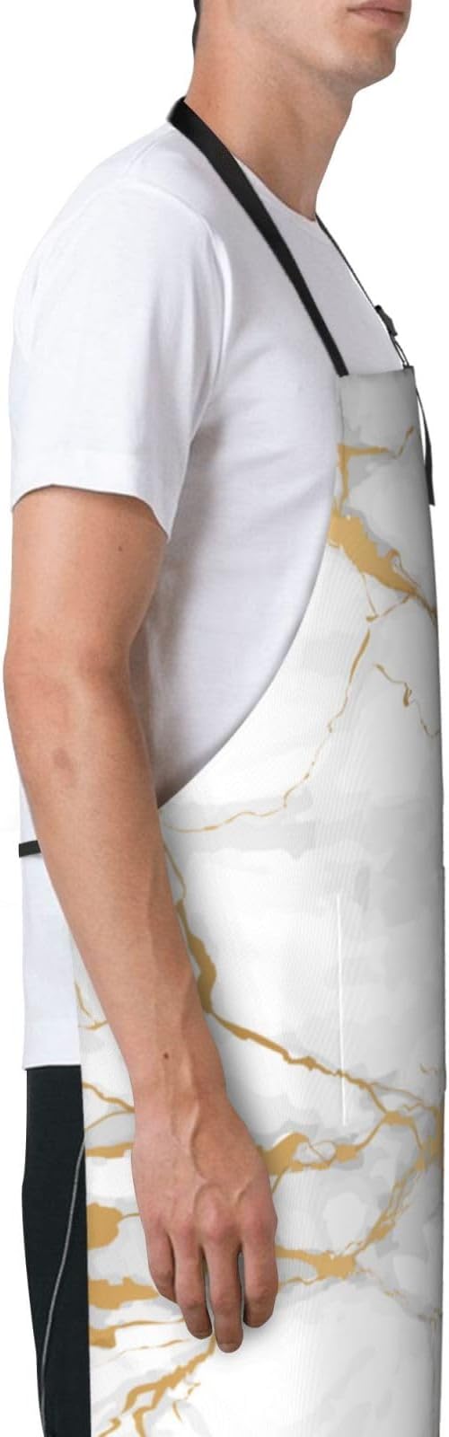 DADABULIU Apron Cooking With Pockets Adjustable Bib For Men Women Waterproof Chef Home Grilling BBQ Drawing