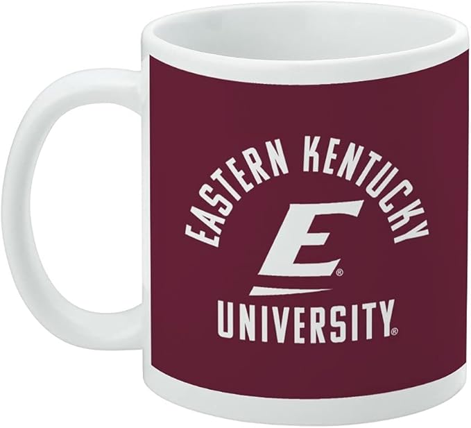 Eastern Kentucky Colonels Ceramic Coffee Mug, Novelty Gift Mugs for Coffee, Tea and Hot Drinks, 11oz, White