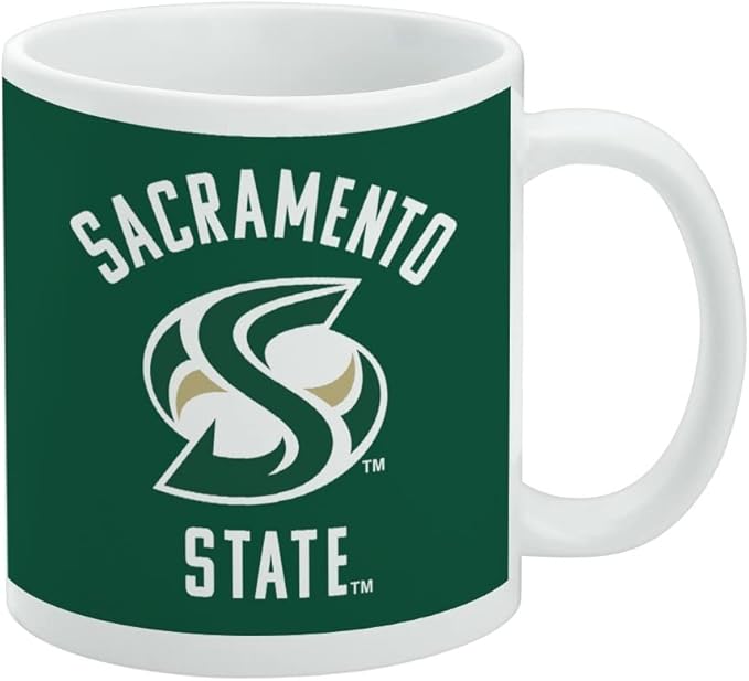 Sacramento State University Hornets Ceramic Coffee Mug, Novelty Gift Mugs for Coffee, Tea and Hot Drinks, 11oz, White