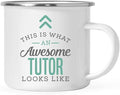 Andaz Press 11oz. Stainless Steel Campfire Coffee Mug Gift, This Is What An Awesome Tutor Looks Like, 1-Pack, Tutor Appreciation Tutor Gifts Tutor Mug Gifts For Tutor Christmas Ideas For Tutors