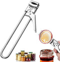 Adjustable Stainless Steel Telescopic Can Opener, 2026 New Gripper Tight Lid Opener Kitchen Gadgets, Handy Rubber Bottle Jar Opener for Seniors (A-1Pcs)