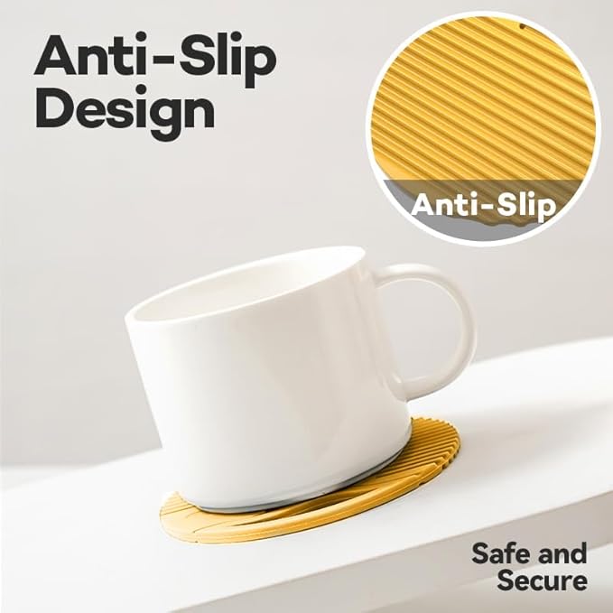 Silicone Trivets for Hot Dishes Heat Resistant Trivets for Hot Pots & Pans Multipurpose & Versatile Hot Pads for Kitchen & Countertop Table Coasters Set of 2