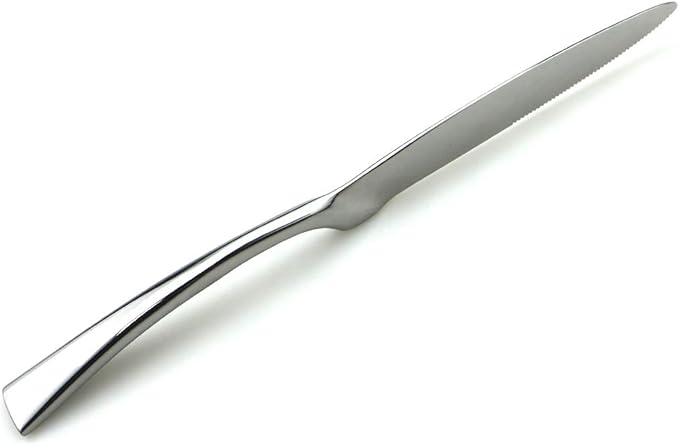 JASHII 18/10 Stainless Steel 20 Piece Mirror Polished Silver Flatware Set,Dinner Knife Fork Salad Fork Dessert Spoon Coffee Spoon，Service for 4 ，Silverware Utensil Sets
