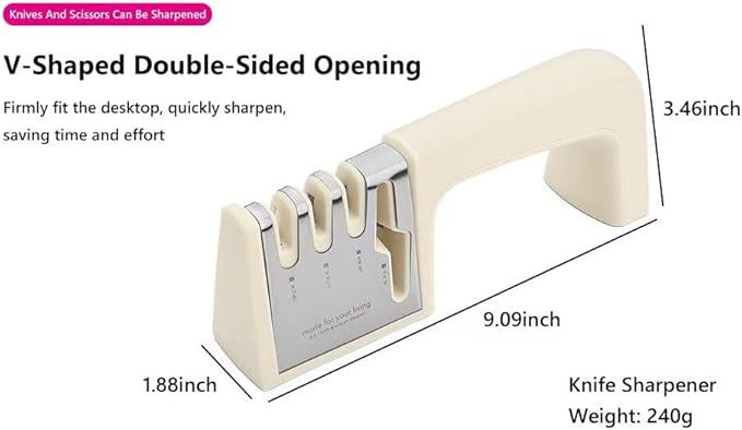 Multifunctional home knife sharpener Professional Knife Sharpener-Easy to Use for any knifes & Scissors.Good tool for kitchen！ Cuchillos -afilador