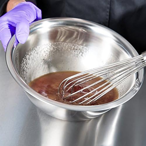 Betolla 3 Quart Stainless Steel Mixing Bowl – Medium Weight Flat Base Prep Bowl with Polished Mirror Finish for Baking, Cooking & Food Prep
