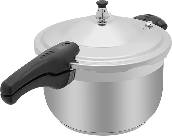 8L Pressure Cooker,80Kpa High Pressure Stovetop Cooker, 11inch 304 Stainless Steel Pressure Stewing Pot with Handle for Commercial & Home Use (8L/8.45 Qt)