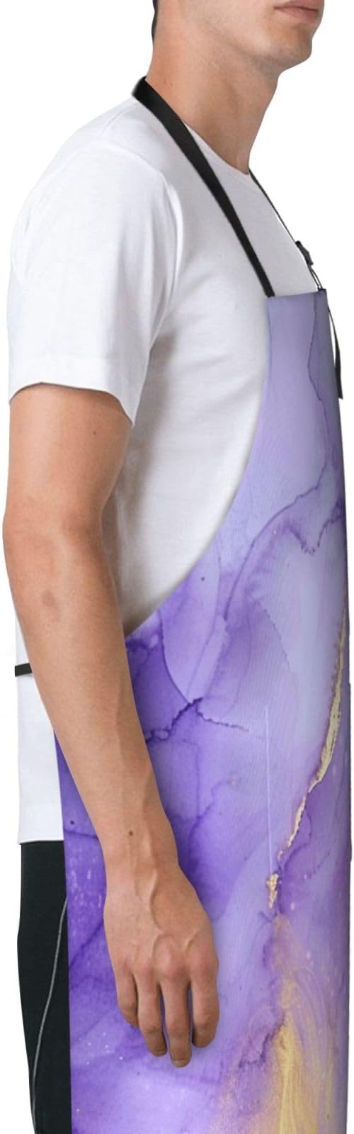 DADABULIU Apron Cooking With Pockets Adjustable Bib For Men Women Waterproof Chef Home Grilling BBQ Drawing