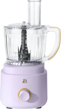 Beautiful 10‑Cup Food Processor ‑ 500 W, Variable Speed, Twist‑Lock, Dishwasher‑Safe Parts, Included Accessories (Lavender)