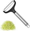 LHS Cabbage Peeler for Kitchen, Wide Mouth Vegetable Peeler, Stainless Steel Fruit Shredder Slicer with Non-Slip Handle and Sharp Blade