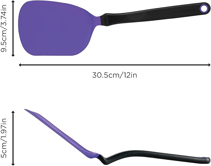 Dreamfarm Chopula – Super Flexible Chopping Sit Up Spatula – Safe for Non-Stick One Size Purple