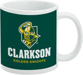 Clarkson Golden Knight Ceramic Coffee Mug, Novelty Gift Mugs for Coffee, Tea and Hot Drinks, 11oz, White