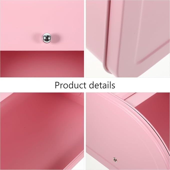Amosfun Modern Metal Bread Box for Kitchen Countertop Stainless Steel Bread Boxes for Kitchen Counter Breadbox for Countertop read Holder for Counter Bin Roll Top Bread Box