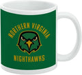 Northern Virginia Community College Nighthawks Logo Ceramic Coffee Mug, Novelty Gift Mugs for Coffee, Tea and Hot Drinks, 11oz, White