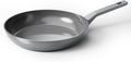 Sanho 12 Inch Nonstick Frying Pan, PFAS & PFOA Free Ceramic Coating, Induction Compatible Cookware, Stay-Cool Bakelite Handle, Gray