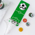 Arola Magnetic Soccer Bottle Opener, Removable Metal Wall Mounted Opener with Cap Catcher Collector, Gift for Soccer、Beer Lovers and Men, Use as Kitchen-Yard-Bar Decoration