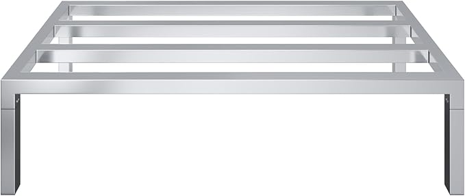 48" Long x 20" Wide | Height: 12" Off The Floor Aluminum Dunnage Rack | Storage in Restaurant, Kitchens and Garages and More!