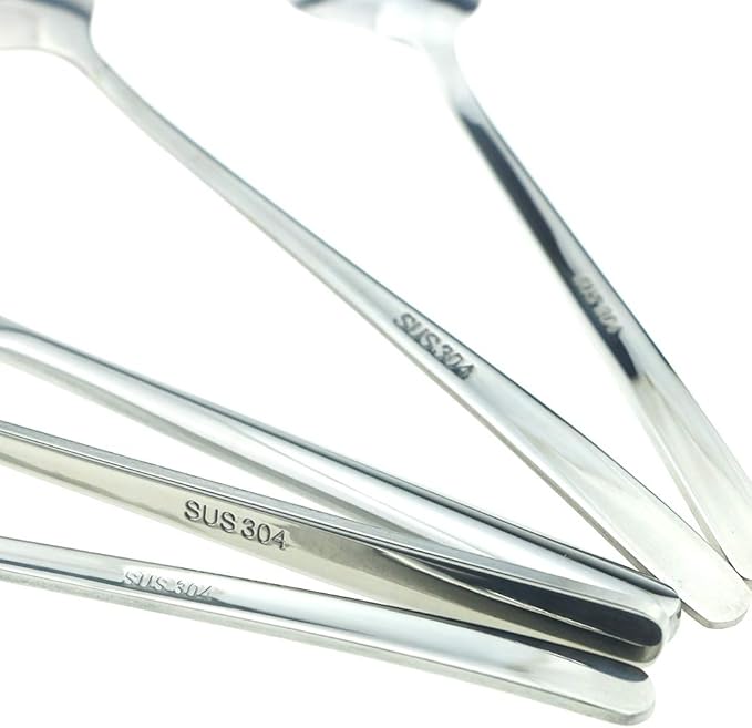 JASHII Mirror Polished Silver 30-Piece SUS304 Stainless Steel Flatware Set,Silverware Set Dinner Knife Fork Spoon Dessert Fork Salad Spoon Service for 6