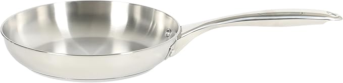 Oster Platinum Sedwick Stackable Stainless Steel Pots and Pans Cookware Set W/Domed Stainless Steel Lids W/TriPly Encapsulated Base - Induction Safe
