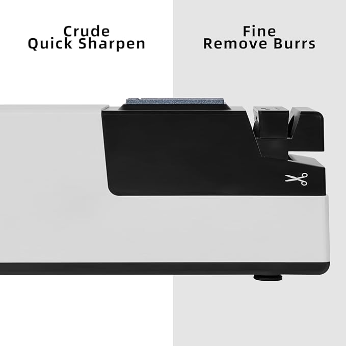 Electric Knife Sharpener for Kitchen Knives, Automatic Knife Sharpener Sharpening & Polishing, Electric Sharpeners Knife Tool Helps Repair, Restore, Polish Blades