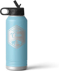 Wrestling Coach gifts, Tumbler, Coach tumbler, Wrestling gifts, Coach Beer glass, Coach gift, Coach gifts, Wrestling Coach (Wrestling Hexagon, Sky Blue, 32oz Water Bottle)