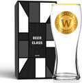 Personalized Beer Glass for Men, Funny Custom Alcohol Gifts for Beer Lovers, Unique Birthday Christmas Gifts for Him, the Man the Myth the Legend, W