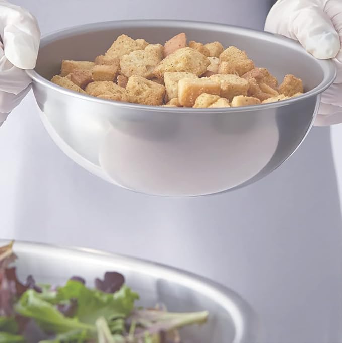Betolla 3/4 Quart Heavy-Duty Stainless Steel Mixing Bowl – 22 Gauge (0.8 mm) Flat Base Prep Bowl with Curved Lip for Baking, Cooking & Food Prep