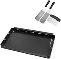Full Size Griddle Insert with Spatula Set for Charbroil TRU Infrared 3 Burner 463355220 463242516 463242515 466242515 463342420 463243016, Flat Top for Charbroil Grill Replacement Parts G466-2400-W1