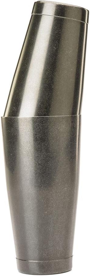 Barfly Cocktail Tin, Set (18 oz and 28 oz), Vintage Black