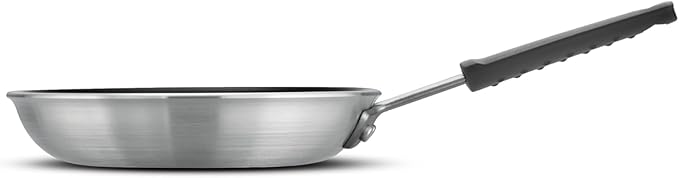 Tramontina Professional 8-Inch Non Stick Small Frying Pan, Heavy-Gauge Aluminum Skillet with Reinforced Nonstick Coating, Gray Handle, Dishwasher and Oven Safe